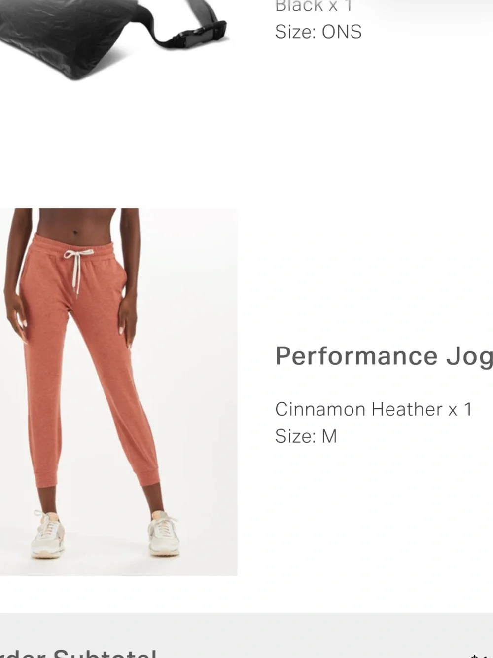 Vuori Women’s (M) cinnamon heather Performance Jogger - Picture 5 of 5